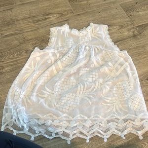 Maeve by Anthropologie white pineapple too